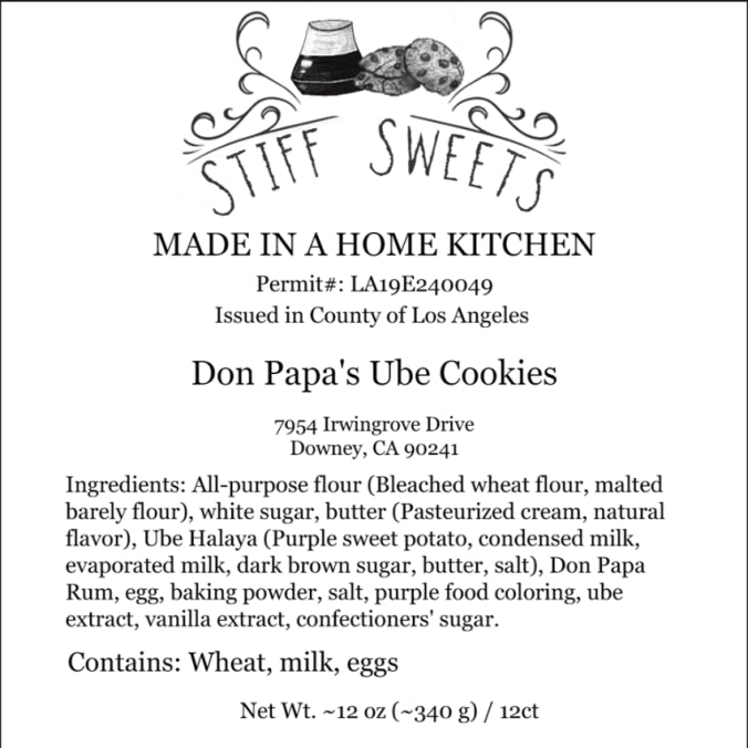 Don Papa's Ube Cookies