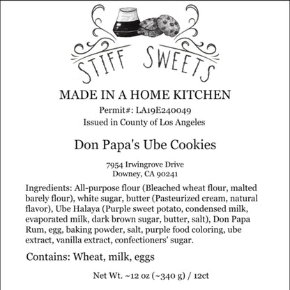 Don Papa's Ube Cookies