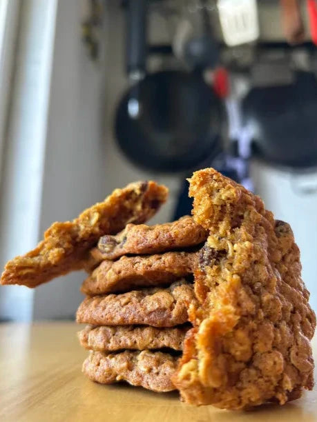 Brown Butter Bourbon Oatmeal Raisin