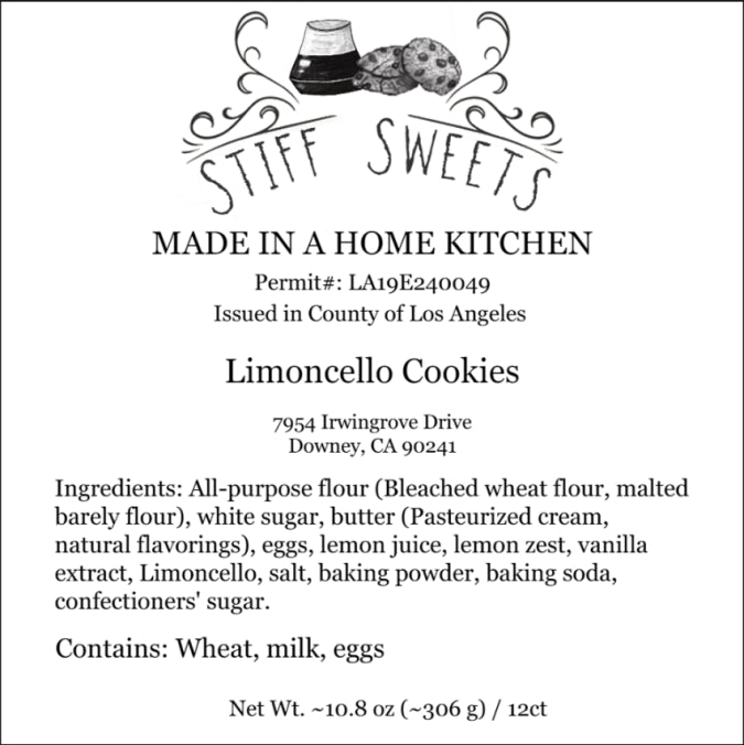 Limoncello Cookies